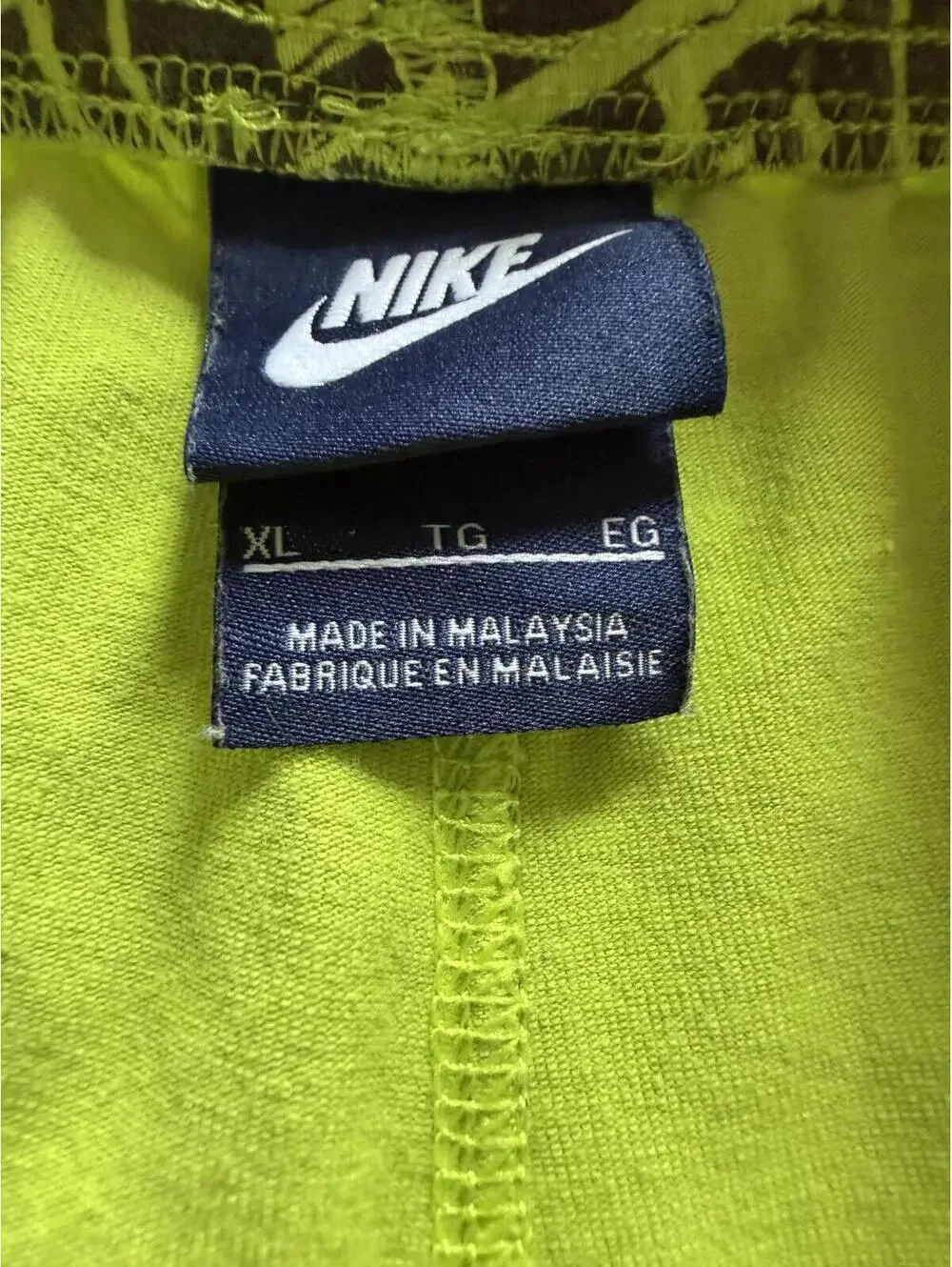Youth XL/Adult XS Nike lime/black leggings